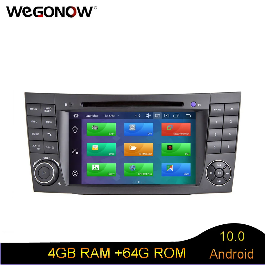 DSP HD IPS Android 10 8 ядер 4 ГБ ОЗУ 64 Гб ПЗУ автомобильный DVD-плеер GPS карта RDS радио bluetooth