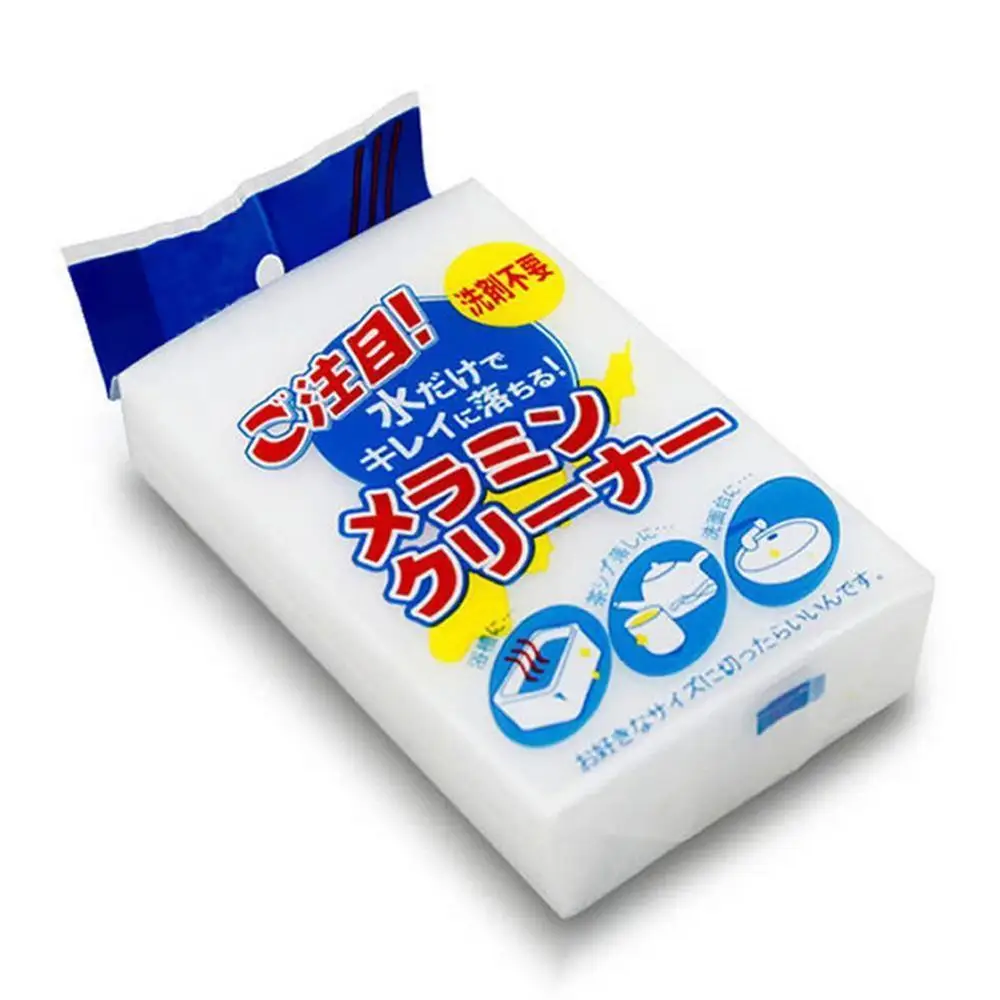 Multi-functional White Magic Sponge Eraser Decontamination Cleaning Melamine Foam Cleaner Kitchen Pad Kitchen Accessories Aug 26 
Multi-functional White Magic Sponge Eraser Decontamination Cleaning Melamine Foam Cleaner Kitchen Pad Kitchen Accessories Aug 26