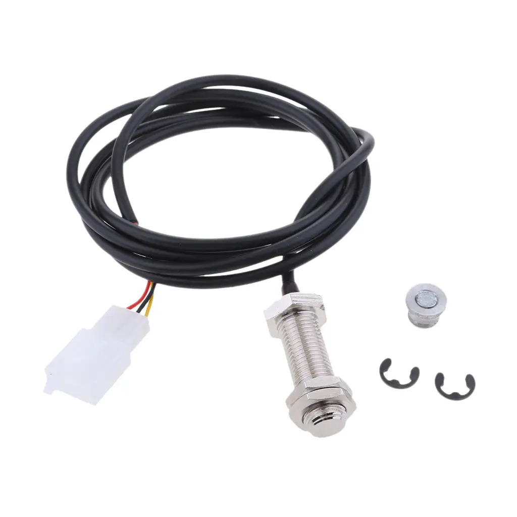 Digital Speedometer Odometer Tachometer Sensor Cable & Magnet ATV Motorcycle |