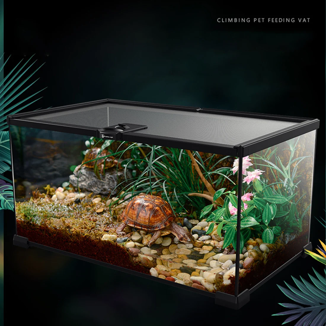 20x Reptile Vivarium Terrarium Breeding Tank Plastic Feeding Rearing Box 