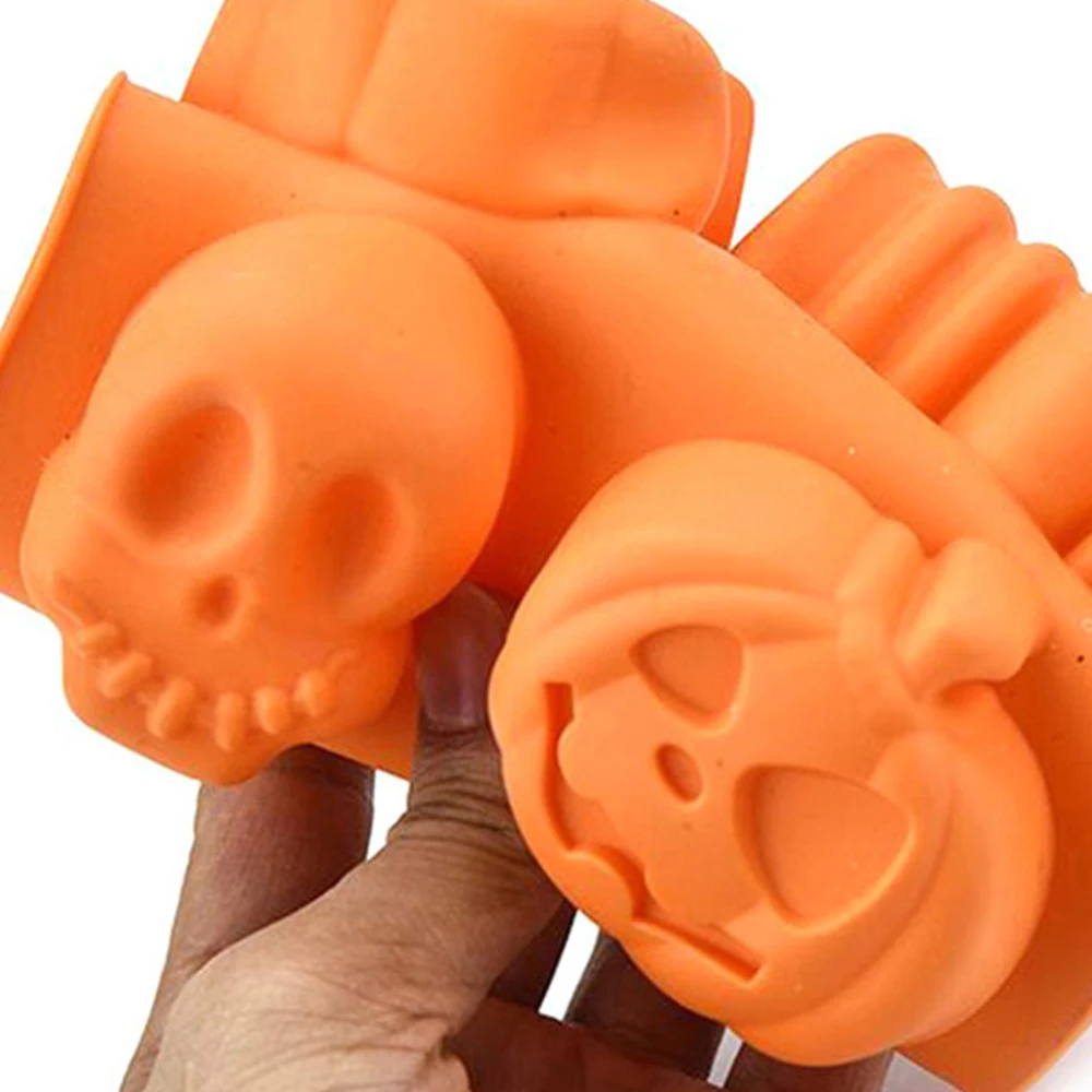 Halloween Pumpkin Skull Cake Mold Silicone Non-stick Cake Cookie Fondant Candy Biscuits Cutter Mould Kitchen DIY Tools Supplies
Halloween Pumpkin Skull Cake Mold Silicone Non-stick Cake Cookie Fondant Candy Biscuits Cutter Mould Kitchen DIY Tools Supplies