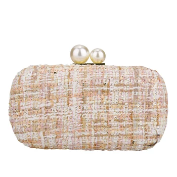 Pearl Clutch Bag Woven Evening Bag Chain Mini Bag Elegant Handbag for Daily Appointment Bridal Wedding Party
Pearl Clutch Bag Woven Evening Bag Chain Mini Bag Elegant Handbag for Daily Appointment Bridal Wedding Party