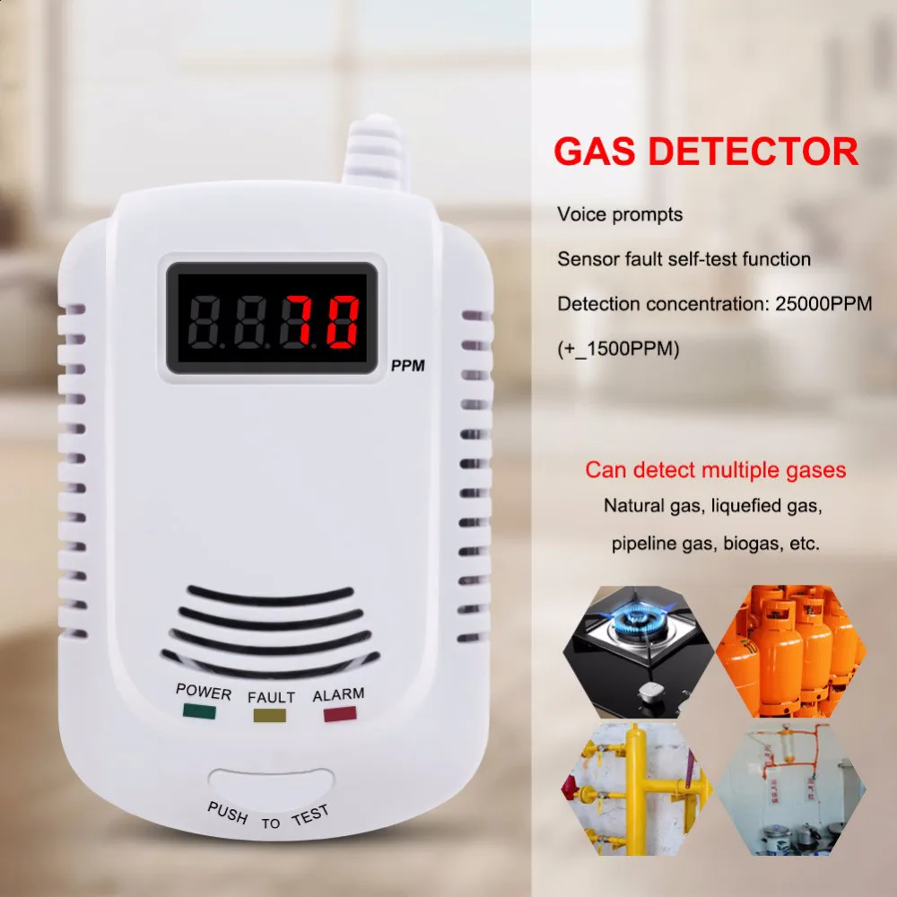 Wireless Natural Gas Detector for Smart Home Security System LPG Coal Gas Leak Sensor for Fire Alarm Host
Wireless Natural Gas Detector for Smart Home Security System LPG Coal Gas Leak Sensor for Fire Alarm Host