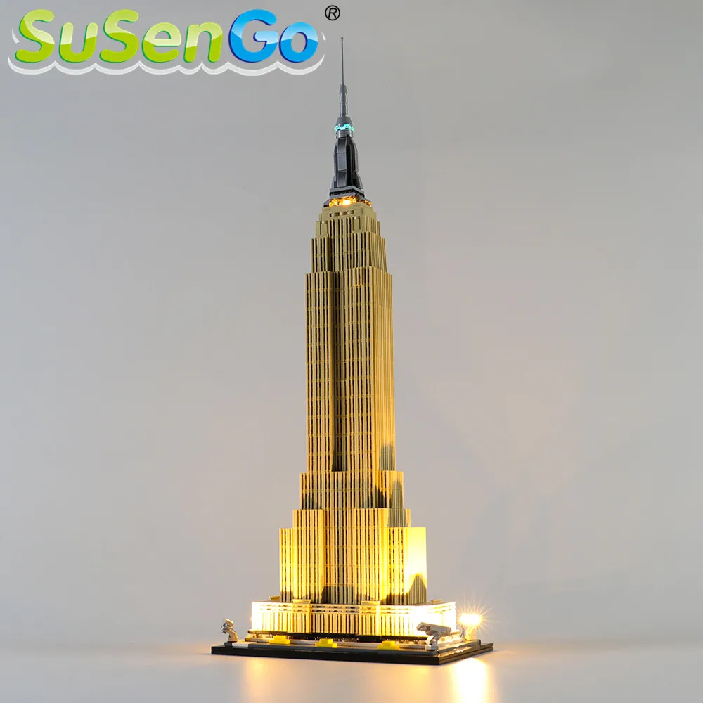 SuSenGo LED Light kit For Architecture Empire State Toys Building Blocks Lighting Set Compatible with 21046 (Model Not Included)
SuSenGo LED Light kit For Architecture Empire State Toys Building Blocks Lighting Set Compatible with 21046 (Model Not Included)