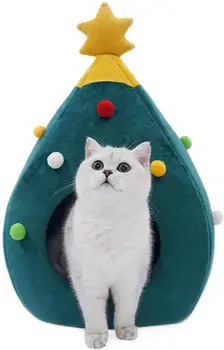 TORDES Cat Bed Christmas Tree Covered Cave Washable Pet Sofa with Removable Cushion for Small Dogs Cats Puppies
TORDES Cat Bed Christmas Tree Covered Cave Washable Pet Sofa with Removable Cushion for Small Dogs Cats Puppies