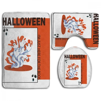 CHARM HOME I'm Just Here For The Boos Ghost Face Halloween Bathroom Pad 3PCS/Set Toilet Seat CoverAnti-slip Bathroom Accessories
CHARM HOME I'm Just Here For The Boos Ghost Face Halloween Bathroom Pad 3PCS/Set Toilet Seat CoverAnti-slip Bathroom Accessories