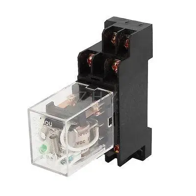 DC 24V Coil 2P2T DPDT 8Pin Green LED General Purpose Power Relay w Socket
DC 24V Coil 2P2T DPDT 8Pin Green LED General Purpose Power Relay w Socket