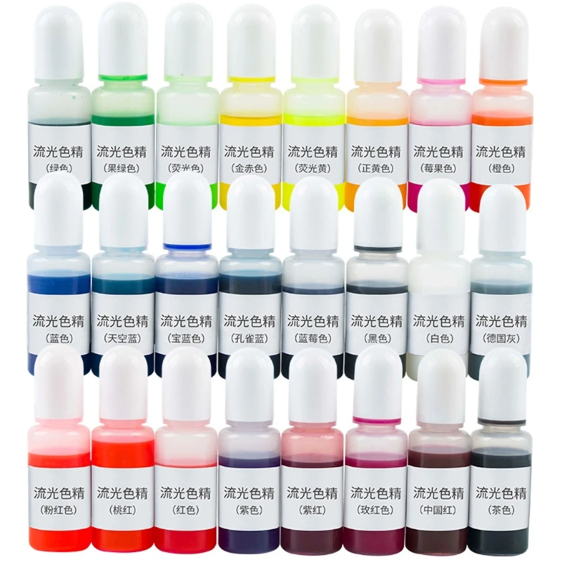 24 Color Super Bright Resin Pigment Kit Transparent Epoxy UV Resin Coloring Dye Pigment Resin Colorant Fading Resistance
24 Color Super Bright Resin Pigment Kit Transparent Epoxy UV Resin Coloring Dye Pigment Resin Colorant Fading Resistance