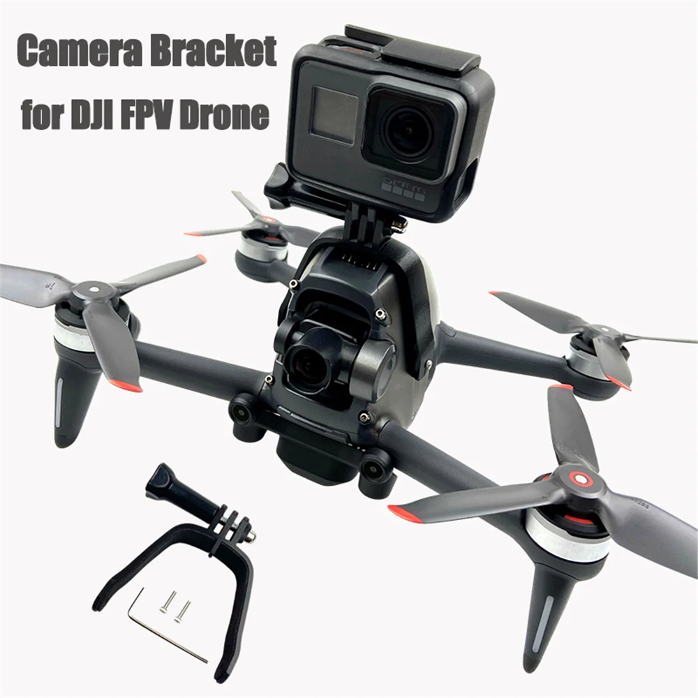 Camera Top Bracket For DJI FPV Drone For Hero for Insta360 X2 Sports Action Camera Adapter Mount Clamp Expansion Accessories
Camera Top Bracket For DJI FPV Drone For Hero for Insta360 X2 Sports Action Camera Adapter Mount Clamp Expansion Accessories