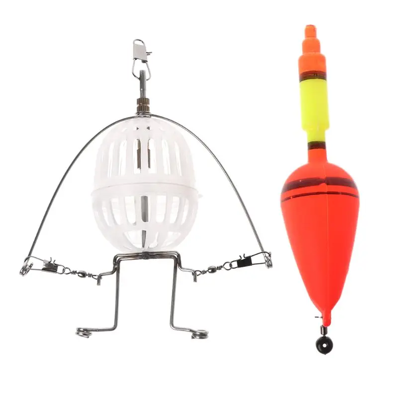 

Fishing Alarm Automatic Launcher Spring Up Bait Lure Cage Multi Functional Lazy Pitcher Trap Feeder Tackle Accessories