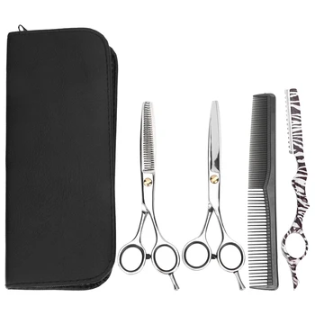 Hair Cutting Tools Kit 4Pcs Pet Grooming Hairdressing Shear Hair Removal Comb Scissors Flat Tooth Cut Tools Set
Hair Cutting Tools Kit 4Pcs Pet Grooming Hairdressing Shear Hair Removal Comb Scissors Flat Tooth Cut Tools Set