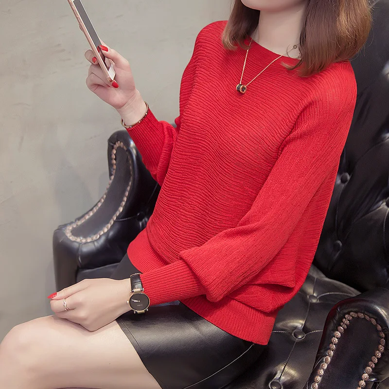 2019 Spring And Autumn Korean-style Women's Clothing New Horizontal Neck Pullover Solid Color Random Needle Mercerised Cotton Do
2019 Spring And Autumn Korean-style Women's Clothing New Horizontal Neck Pullover Solid Color Random Needle Mercerised Cotton Do
