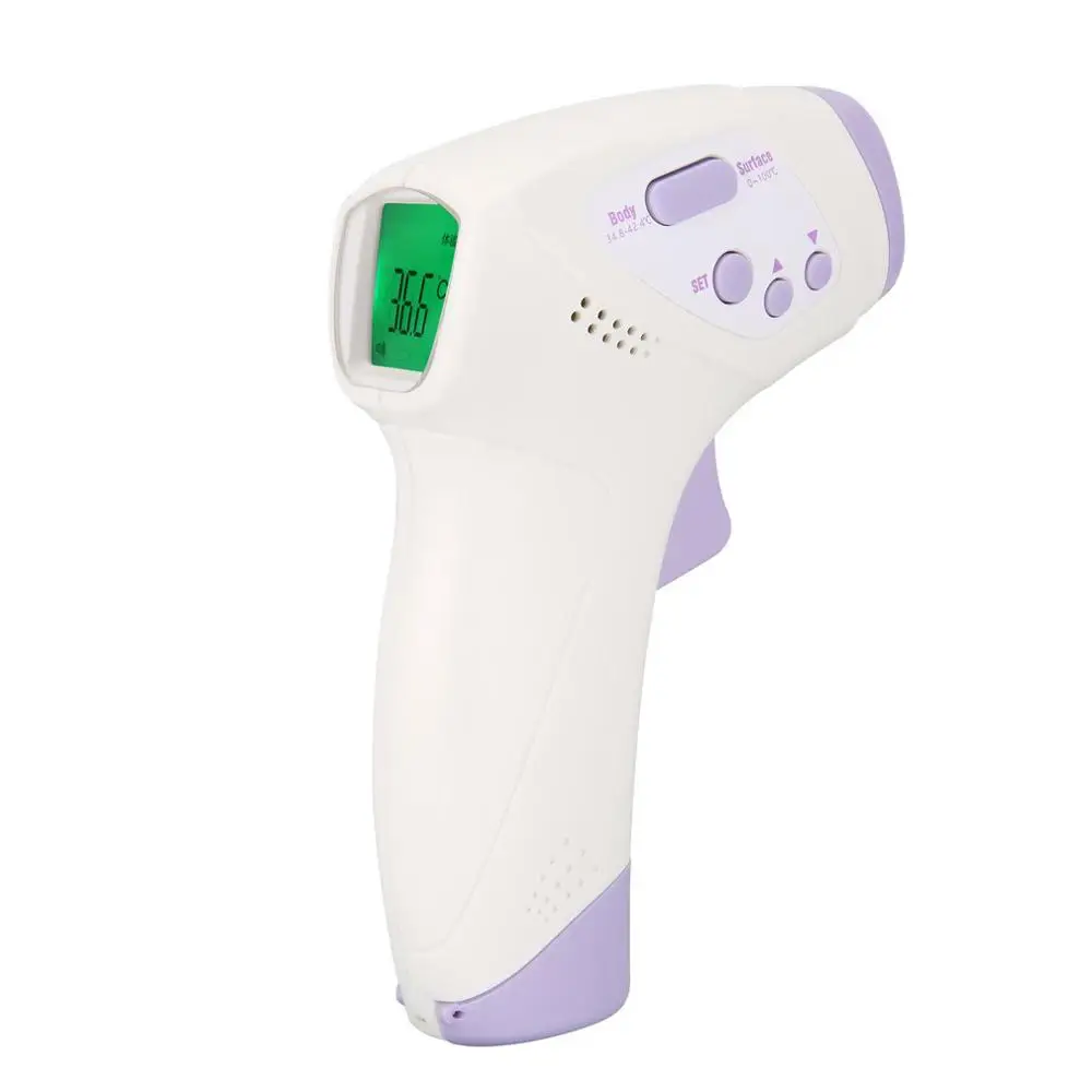 F104 Laser Thermometer Infrared digital Electronic Body Forehead Non-contact Thermometer with LCD Backlight Baby Temperature
F104 Laser Thermometer Infrared digital Electronic Body Forehead Non-contact Thermometer with LCD Backlight Baby Temperature