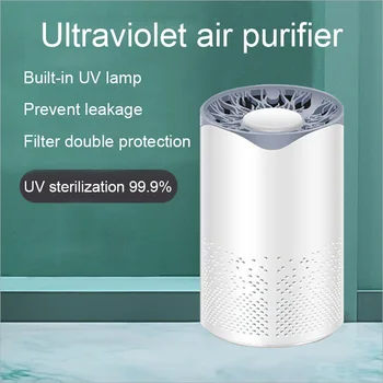 Mini desktop portable air purifier with UV light, LED ultraviolet sterilization lamp car air filter dust/haze air cleaner
Mini desktop portable air purifier with UV light, LED ultraviolet sterilization lamp car air filter dust/haze air cleaner