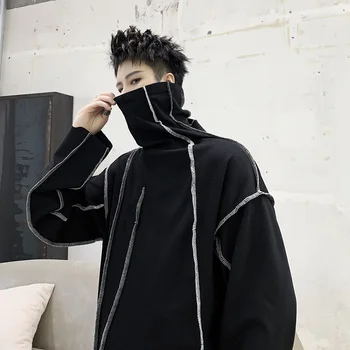 Mountain Basis Dark Personality Niche Black And White Hit Color Crackle Stand Lead Joker Knitting Long Sleeve A261-3043-p65
Mountain Basis Dark Personality Niche Black And White Hit Color Crackle Stand Lead Joker Knitting Long Sleeve A261-3043-p65