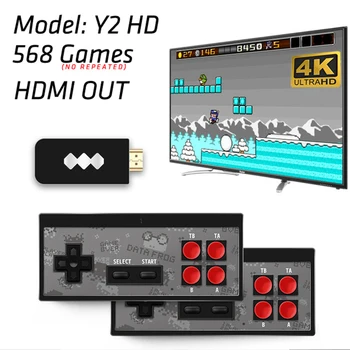 USB Wireless Handheld TV Video Game Console Build In 600 Classic Game 8 Bit Video Console Dual Gamepad HDMI Output Game Player
USB Wireless Handheld TV Video Game Console Build In 600 Classic Game 8 Bit Video Console Dual Gamepad HDMI Output Game Player
