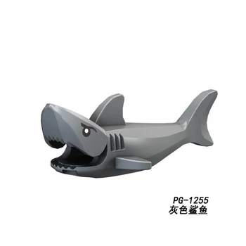 Single Sale Grey Great blue black White Shark Animal Model Moc Set Building Blocks kit Brick Educational Toys
Single Sale Grey Great blue black White Shark Animal Model Moc Set Building Blocks kit Brick Educational Toys