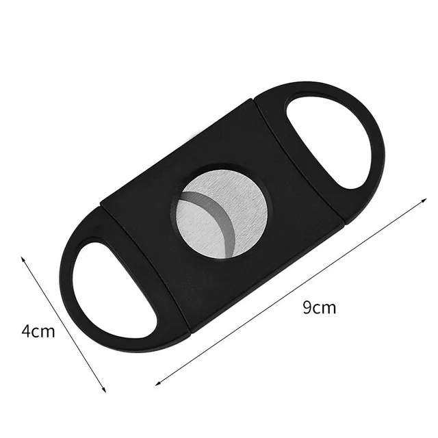 VISION AR Cutter de poche en acier inoxydable, double lame Zigamen, accessoires de coupe pour fumer, outil 2