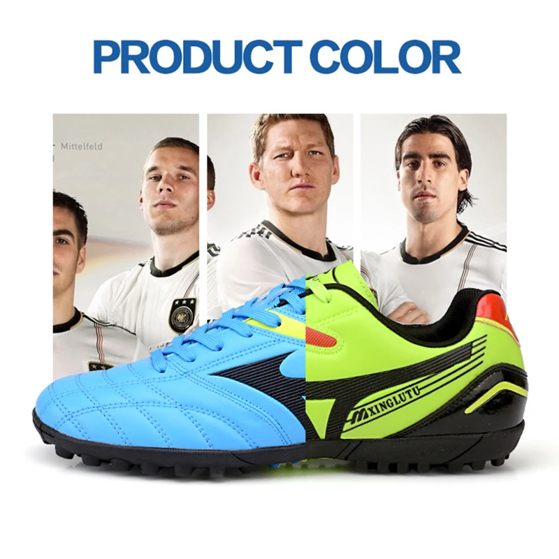 Football Boots Men Professional Soccer Cleats Futsal Soccer Shoes Football Sneakers Short Spikes Hard Court Training Sneakers
Football Boots Men Professional Soccer Cleats Futsal Soccer Shoes Football Sneakers Short Spikes Hard Court Training Sneakers