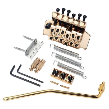 Guitar Tremolo Bridge Set For Fender American Standard Modern Stratocaster Guitar Replacement (Golden)
Guitar Tremolo Bridge Set For Fender American Standard Modern Stratocaster Guitar Replacement (Golden)