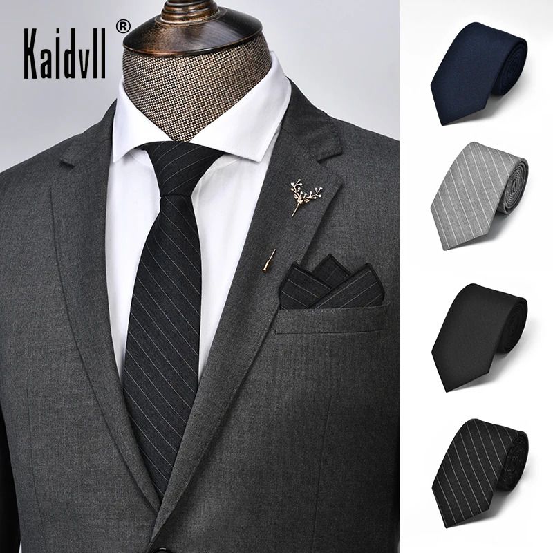Kaidvll Necktie Men 7cm Ties Set Classy Silk Woven Jacquard Solid With Pocket Square For Men Shirt In Business
Kaidvll Necktie Men 7cm Ties Set Classy Silk Woven Jacquard Solid With Pocket Square For Men Shirt In Business