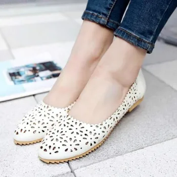 2020 Summer slip on breathable hollow cut out shoes woman round shallow lazy brief soft sole woman flats loafers rubber bottom
2020 Summer slip on breathable hollow cut out shoes woman round shallow lazy brief soft sole woman flats loafers rubber bottom