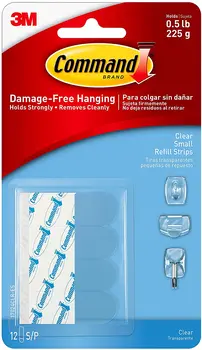 2packs(24strips) 3M Command Clear Small Refill Strips command stirps 17024CLR-ES
2packs(24strips) 3M Command Clear Small Refill Strips command stirps 17024CLR-ES