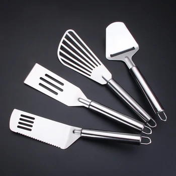 Stainless Steel Slotted Cooking Turner Pizza Shovel Spatula Pancake Pastry BBQ Steak Tool Cheese Silcer Cutter Kitchen Utilities
Stainless Steel Slotted Cooking Turner Pizza Shovel Spatula Pancake Pastry BBQ Steak Tool Cheese Silcer Cutter Kitchen Utilities