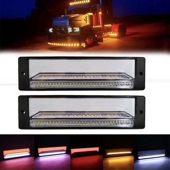 2Pcs 4 in1 Neon 12V 24V Tail Lights For Trailers Trucks Rear Tail Brake Stop Turn Light Sequential Flowing Signal Light
2Pcs 4 in1 Neon 12V 24V Tail Lights For Trailers Trucks Rear Tail Brake Stop Turn Light Sequential Flowing Signal Light