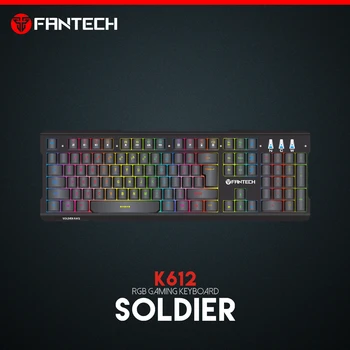 FANTECH K612 gaming Keyboard Metal Panel Wired USB Backlit Keyboard 19 Buttons Have No Conflicts For Keyboard GamerG
FANTECH K612 gaming Keyboard Metal Panel Wired USB Backlit Keyboard 19 Buttons Have No Conflicts For Keyboard GamerG