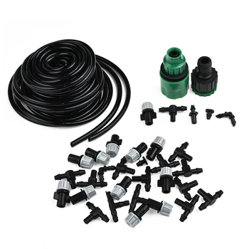 Cooling System 10m Nozzles 12pcs Water Fog Mist Hose Joint Connector Three-ways 90 Degree Hose Join Water Connector
Cooling System 10m Nozzles 12pcs Water Fog Mist Hose Joint Connector Three-ways 90 Degree Hose Join Water Connector