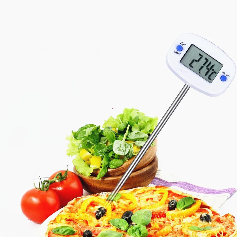 Digital Probe Cooking Thermometer Food Temperature Sensor LCD Display For BBQ Kitchen C/F Switch Silver
Digital Probe Cooking Thermometer Food Temperature Sensor LCD Display For BBQ Kitchen C/F Switch Silver