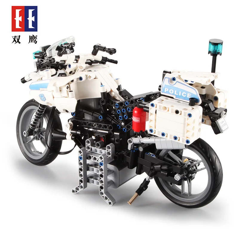 Double e Cracking Take 51023 Police Motorcycle Machinery Science And Technology Power Assembled Building Blocks Toy Children'S E
Double e Cracking Take 51023 Police Motorcycle Machinery Science And Technology Power Assembled Building Blocks Toy Children'S E