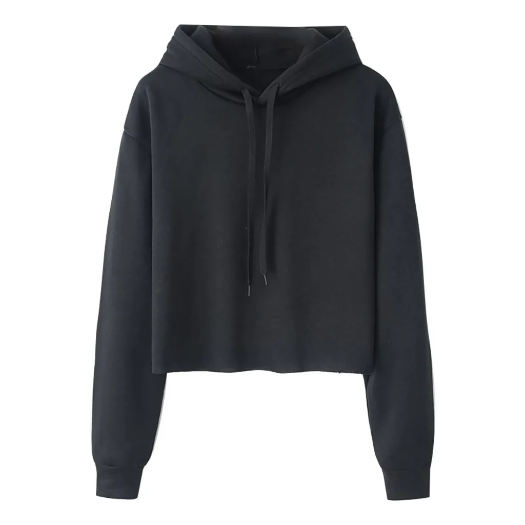 Solid Short Hoodie Women 2019 Autumn Long Sleeve Hooded Sweatshirt Tracksuit свитер Suéter Femenino Sweter Vrouwelijke OY40*
Solid Short Hoodie Women 2019 Autumn Long Sleeve Hooded Sweatshirt Tracksuit свитер Suéter Femenino Sweter Vrouwelijke OY40*