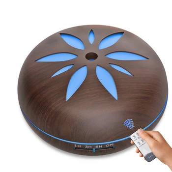 550ML Aroma Essential Oil Diffuser Aromatherapy Air Humidifier With Wood Grain Remote Control 7 Changing Color LED Lamp for Home
550ML Aroma Essential Oil Diffuser Aromatherapy Air Humidifier With Wood Grain Remote Control 7 Changing Color LED Lamp for Home