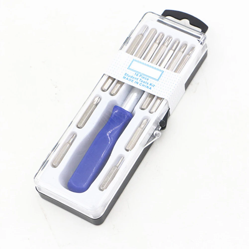 15 in 1 Screwdriver Set Multipurpose Screwdriver Bit Bit Set Repair Tool set with 15 Bits 1 Handle and 1 Case
15 in 1 Screwdriver Set Multipurpose Screwdriver Bit Bit Set Repair Tool set with 15 Bits 1 Handle and 1 Case