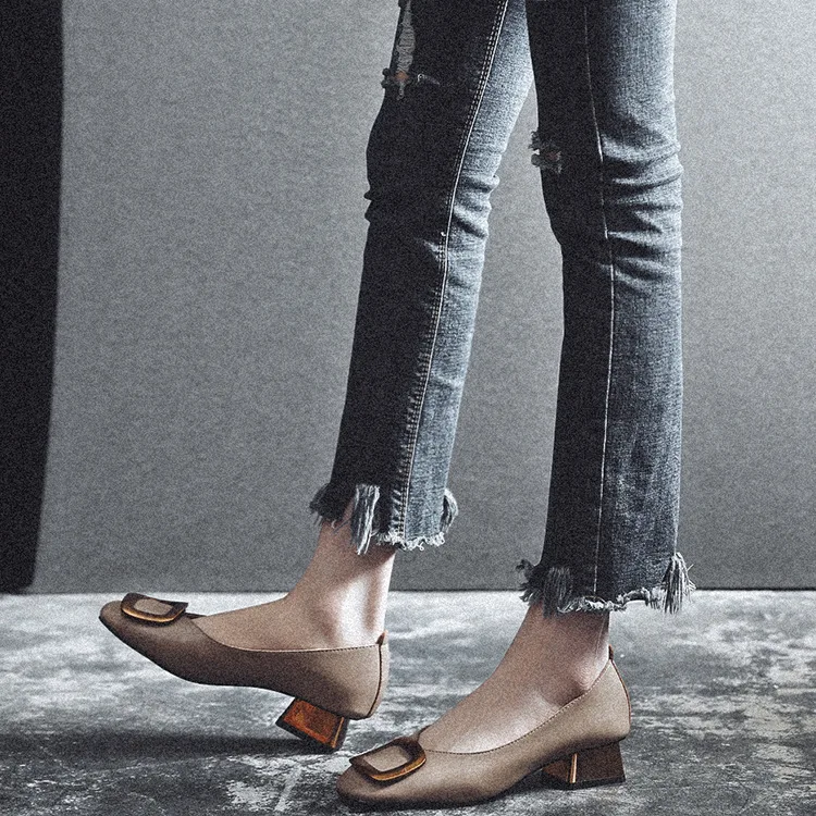 Red Man Square Buckle Female Spring Semi-high Heeled 2018 New Style Square Head Shoes Women's Vintage Grandma Shoes Chunky-Heel
Red Man Square Buckle Female Spring Semi-high Heeled 2018 New Style Square Head Shoes Women's Vintage Grandma Shoes Chunky-Heel