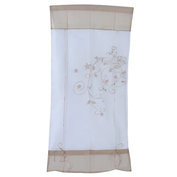 Roman Curtain Floral Embroidered Kitchen Sheer Voile Sheer Drapes For Living Room Bedroom Kitchen Window Home Decoation
Roman Curtain Floral Embroidered Kitchen Sheer Voile Sheer Drapes For Living Room Bedroom Kitchen Window Home Decoation
