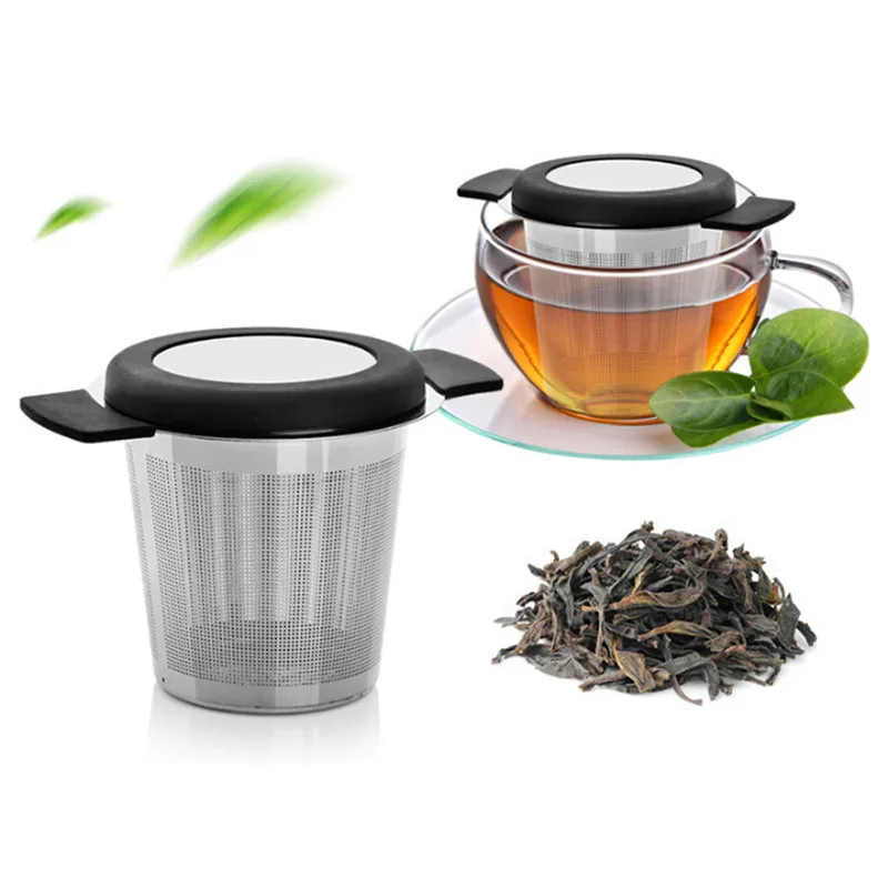 Stainless Steel Tea Strainer with Lid Double Handle Reusable Tea Strainer Infusers Herb Filter For Mug Teapot Tea Accessories
Stainless Steel Tea Strainer with Lid Double Handle Reusable Tea Strainer Infusers Herb Filter For Mug Teapot Tea Accessories