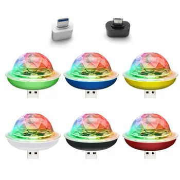 Mini Ball LED Light USB Powered Stage Light RGB Lamp Decor Projector for KTV Party Bar for An-droid/App-le Connector
Mini Ball LED Light USB Powered Stage Light RGB Lamp Decor Projector for KTV Party Bar for An-droid/App-le Connector