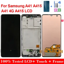 Bloc écran tactile LCD de remplacement, 6.1 pouces, pour Samsung Galaxy A41 SM-A415F A415, 4G, Original=
