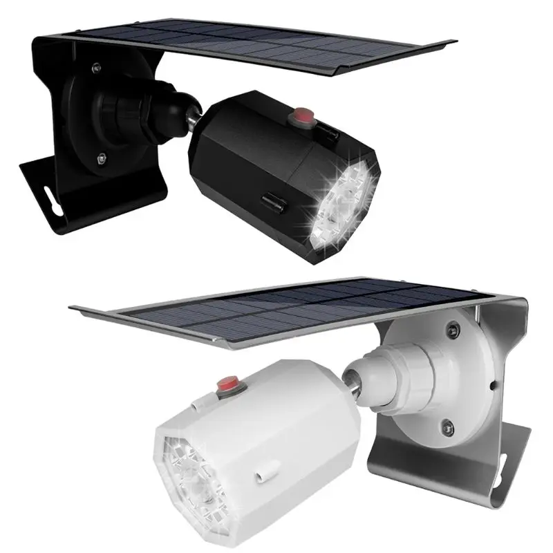 HNGCHOIGE 10 LEDs Solar Spotlight Simulation Camera 180 Degree Light for Outdoor Yard Garden
HNGCHOIGE 10 LEDs Solar Spotlight Simulation Camera 180 Degree Light for Outdoor Yard Garden