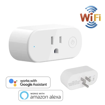 US WiFi Switch Mini Socket Plug Wireless Extender Remote Outlet Adaptor Wattmeter Smart Home Automation Alexa Google Compatible
US WiFi Switch Mini Socket Plug Wireless Extender Remote Outlet Adaptor Wattmeter Smart Home Automation Alexa Google Compatible