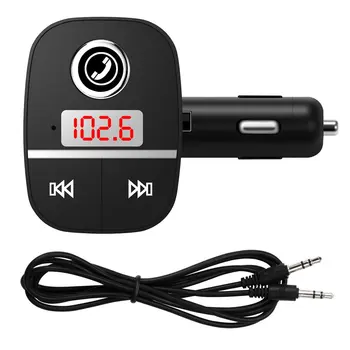 3 in 1B9 Car MP3 Player Car FM transmitter Wireless Dual USB Charging Ports Hands Free Calling Black
3 in 1B9 Car MP3 Player Car FM transmitter Wireless Dual USB Charging Ports Hands Free Calling Black