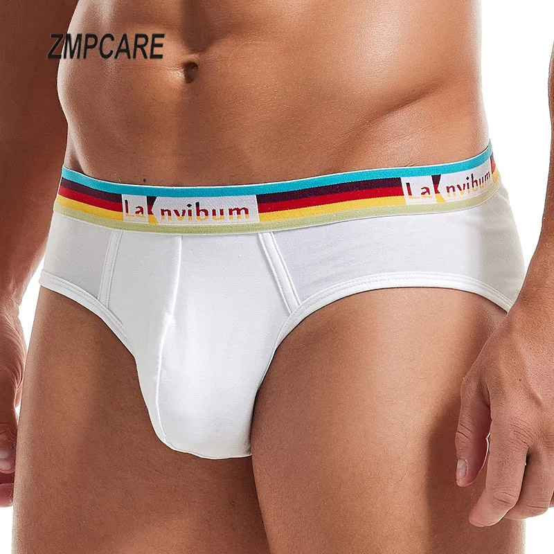 Nuevo Sexy hombres de algodón Gay ropa interior Bikini hombres