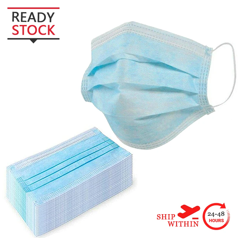 100pcs/bag 3 Layers Disposable Face Mask Dustproof Mask Facial Protective Cover Masks
100pcs/bag 3 Layers Disposable Face Mask Dustproof Mask Facial Protective Cover Masks