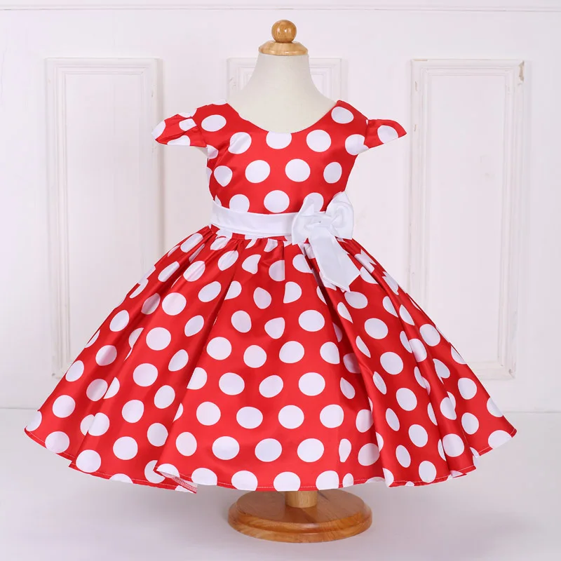Children Wedding Dress Princess Dress Childrenswear Europe And America Polka Dot Bow Dress Performance Puffy Formal Dress
Children Wedding Dress Princess Dress Childrenswear Europe And America Polka Dot Bow Dress Performance Puffy Formal Dress