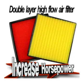 Car Air Filter Auto High Flow Air Filter Improve Horsepower Double layer Air Filter for 2012-2018 Vauxhall Astra MK6 2.0L
Car Air Filter Auto High Flow Air Filter Improve Horsepower Double layer Air Filter for 2012-2018 Vauxhall Astra MK6 2.0L