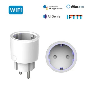Smart Home WiFi Plug Adaptor 10A Remote Voice Control Power Monitor Socket Outlet Timing Function Work With Alexa Google Home
Smart Home WiFi Plug Adaptor 10A Remote Voice Control Power Monitor Socket Outlet Timing Function Work With Alexa Google Home