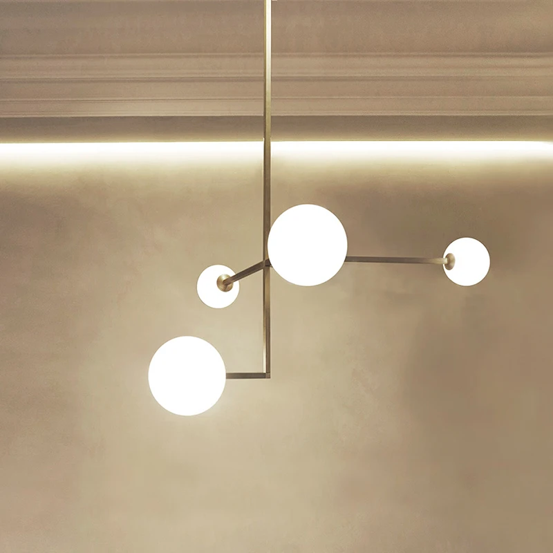 Creative Art Chandelier Nordic Minimalist Living Room Dining Room Cafe Bar Chandelier Magic Bean Ligh luminaria 
Creative Art Chandelier Nordic Minimalist Living Room Dining Room Cafe Bar Chandelier Magic Bean Ligh luminaria